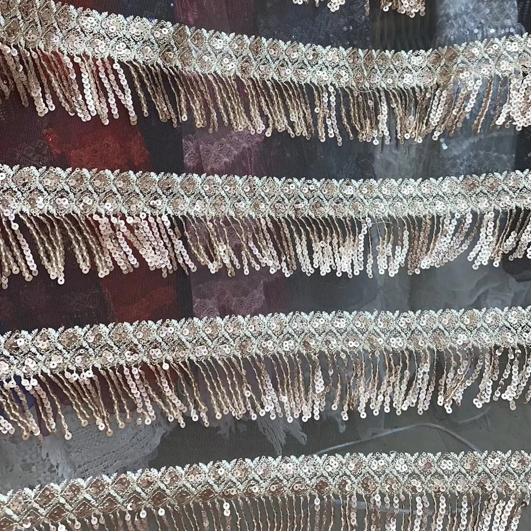 Сетчатая пряжа блестки внешняя торговля одежда сценическое платье тяжелая