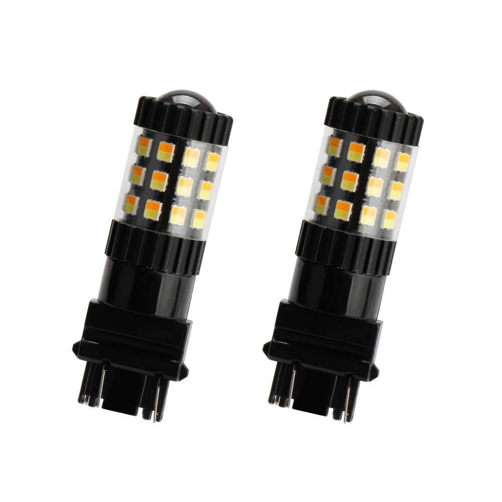 OKEEN 1 шт. двухцветные T20 7443 W21/5 Вт 36SMD светодиодсветодиодный Canbus автомобильные