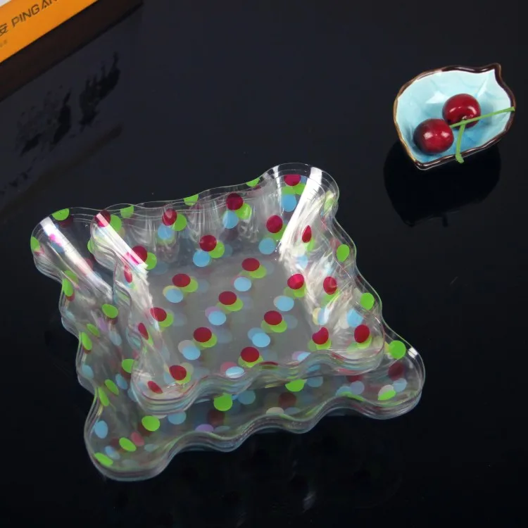 Творческая Фруктовая тарелка Пластик конфеты блюдо Гостиная Европейский семена