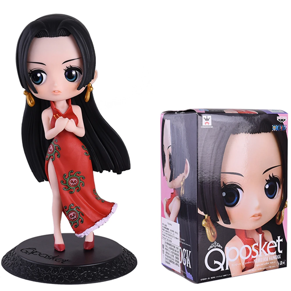 Оригинал Bandai One Piece Boa · Hancock Nami Qposket Edition ПВХ Аниме Фигура Коллекционная модель подарок для детей игрушки