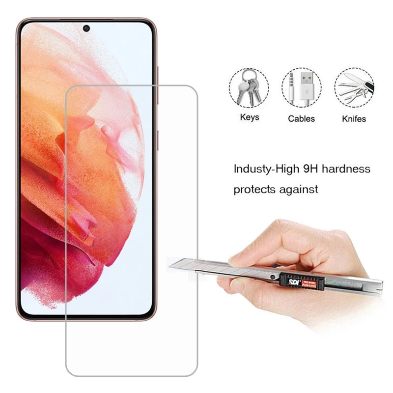 Защитное стекло для Samsung Galaxy S21 + SM-G996 защитная пленка экрана из закаленного стекла