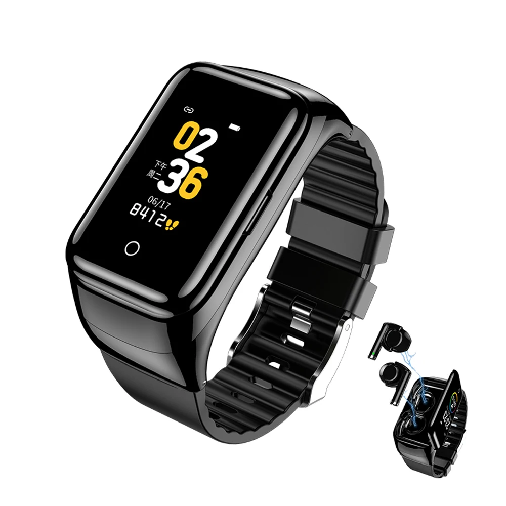 Беспроводные TWS Bluetooth 5 0 наушники M7 умные часы с шагомером фитнес-браслет умный