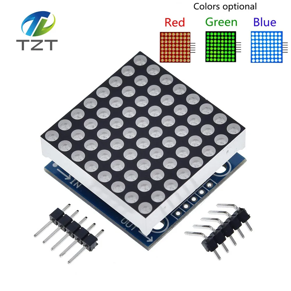 Матричный модуль TZT MAX7219 микроконтроллера дисплей готовые товары для Arduino|diy kit|kit