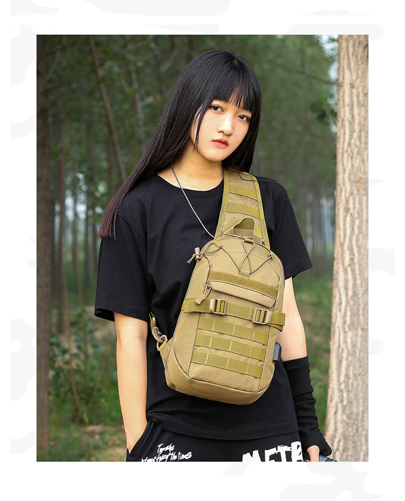 Тактический крепеж Сумка Рюкзак Molle EDC Военная Униформа Диапазон Сумка на одно плечо ремень небольшой рюкзак для спорта на открытом воздухе Rover нагрудная сумка