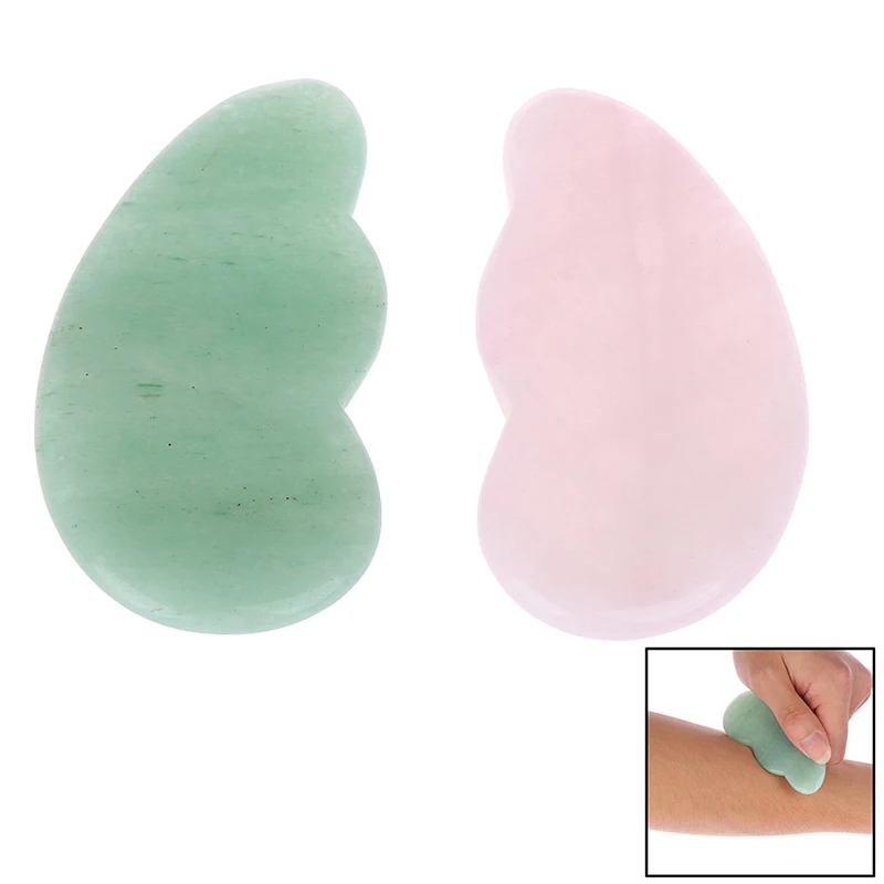 Натурального нефрита доска гуаша Натуральный камень скребок китайский