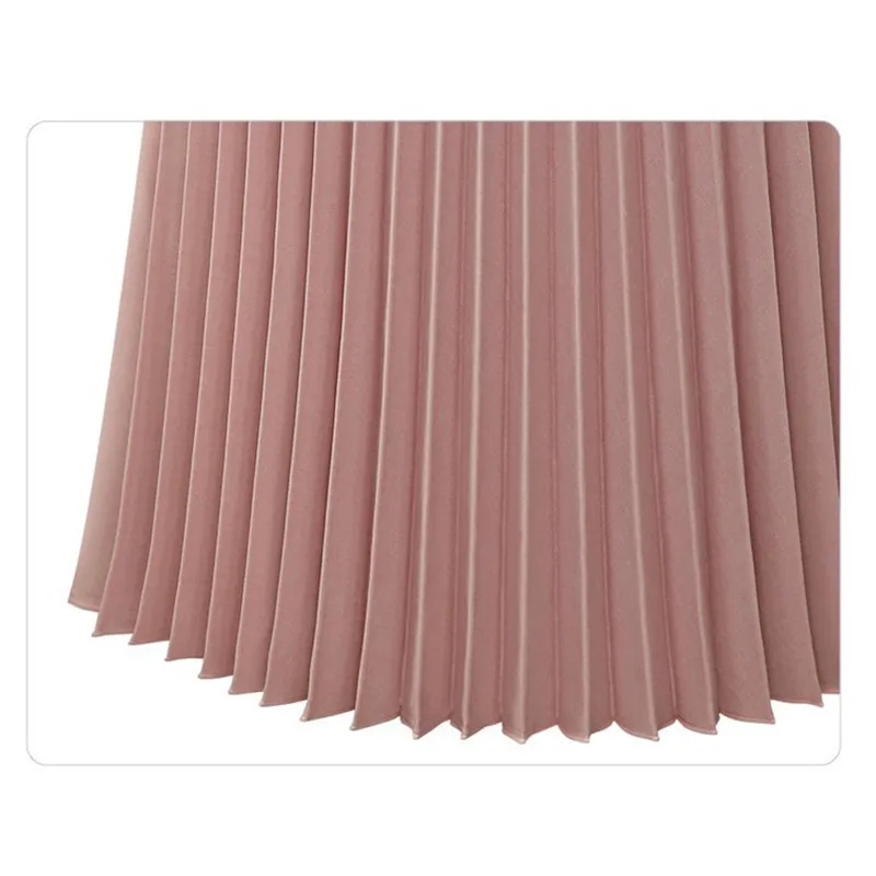 

Spring 2020 Women Elegant Long Black White Maxi Pleated Skirt Midi Skirt High Waist Casual Party Chiffon Pleated Skirts Faldas
