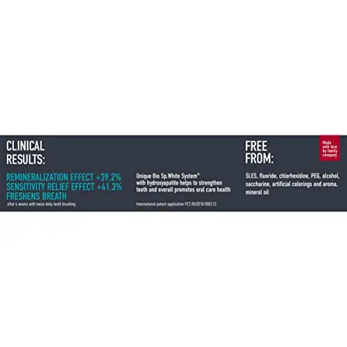 Зубная паста splaprofessional Series зубная с биоактивной кальциевой эмалью