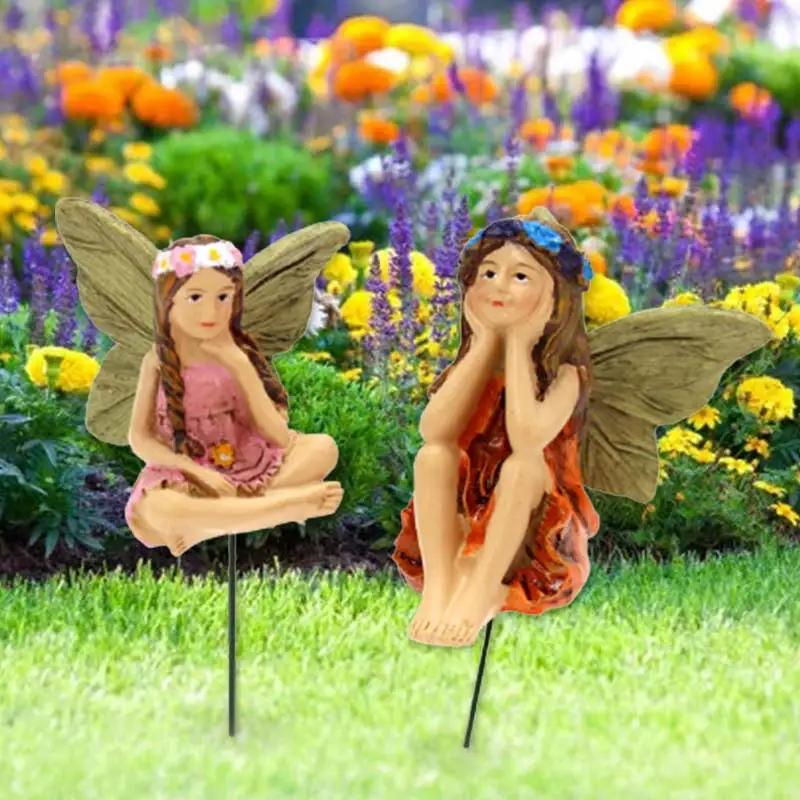 Миниатюрные сказочные фигурки 6 шт. аксессуары для украшения улицы или дома