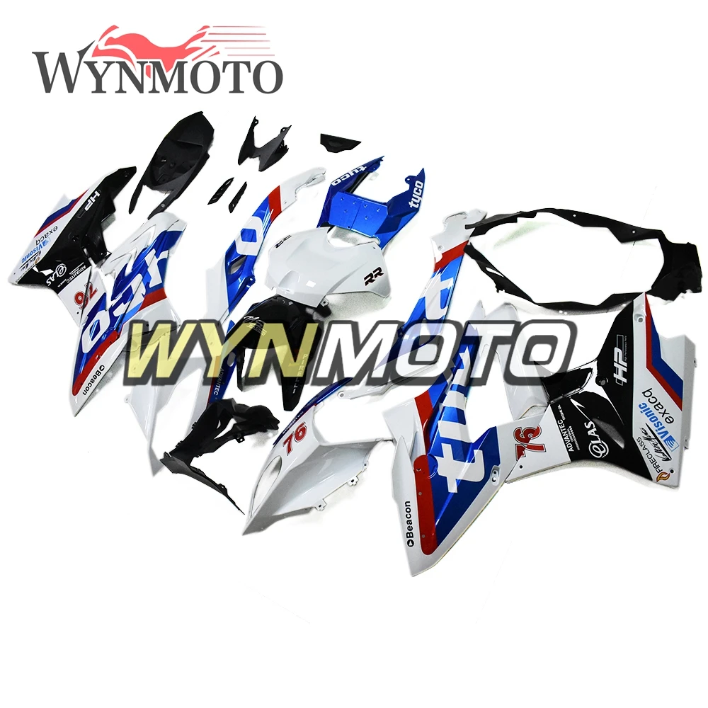 TYCO белый синий и черный Обтекатели для BMW S1000RR 2017 2018 17 18 лет ABS литья пластмасс