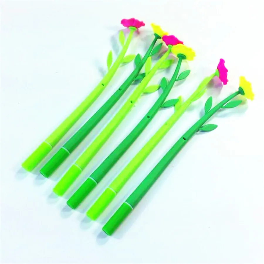 1 шт./лот цветок с зеленым полюсом школьные принадлежности кавайные креативные