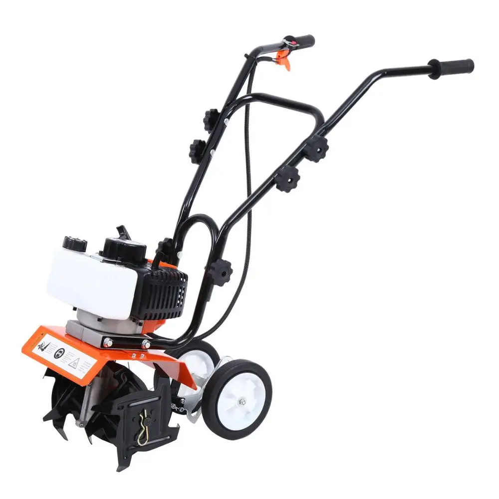 

Honhill 52cc 2-Stroke Mini Tiller Cultivator Petrol Engine Cutter Garden Cultivator Pro Machine For Soil Loosening Equipment