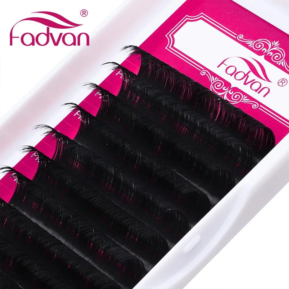Fadvan макияжные ресницы оптом 25 мм lLashes индивидуальные косметические из