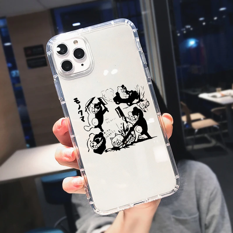 Телефонный чехол Danganronpa V3 Killing Harmony для iPhone 13 12 Pro MAX 11 XR 7 X XS SE20 8 6 Plus прозрачный