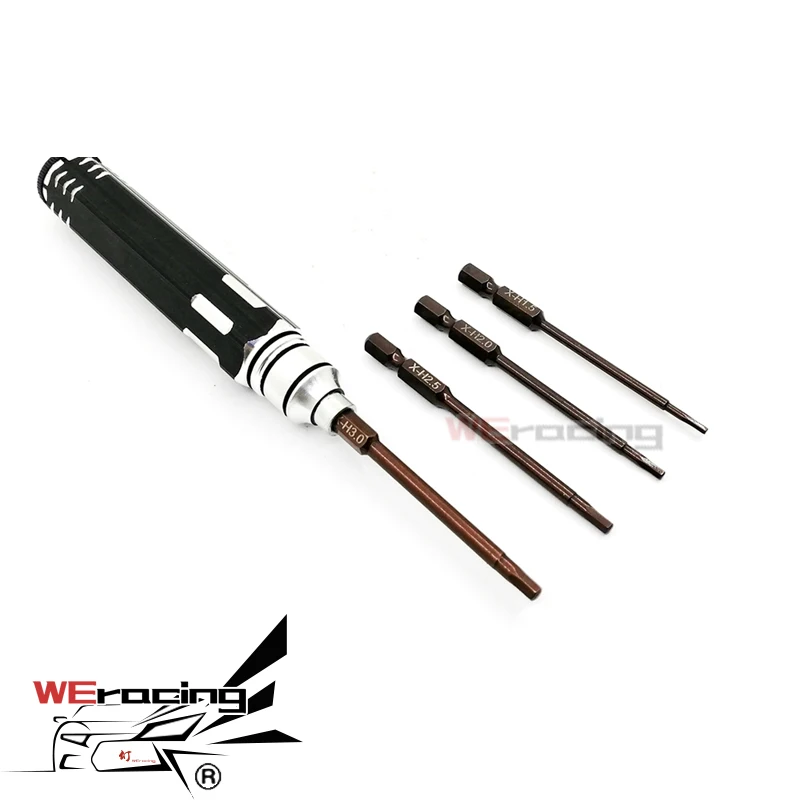

4 In 1 Hexagon Head Screw Driver High Quality Hex ScrewDriver Tools Set Kit H1.5 H2.0 H2.5 H3.0 For RC Helicopter Car Tools S12