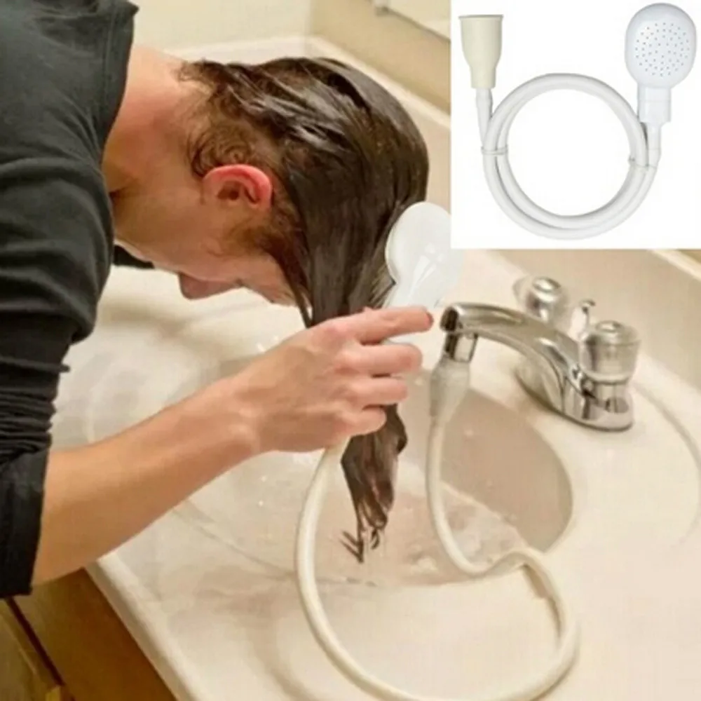 

Faucet Shower Head Spray Drains Strainer Hose Sink Washing Hair Wash Shower Bathroom water saving Shower Head for baby Faucet