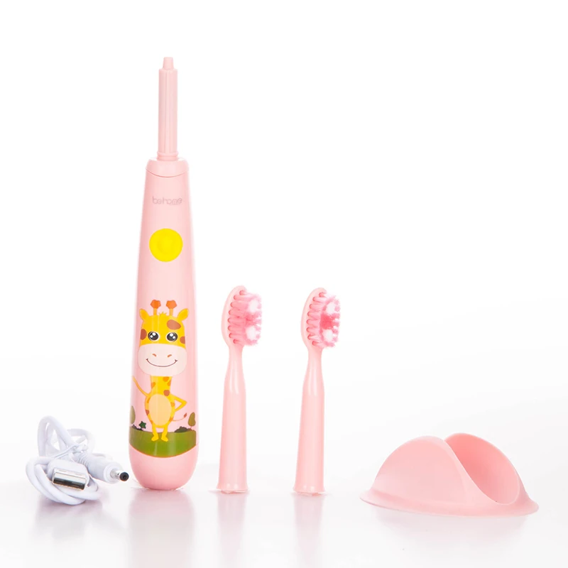 Детская электрическая зубная щетка для чистки зубов перезаряжаемая