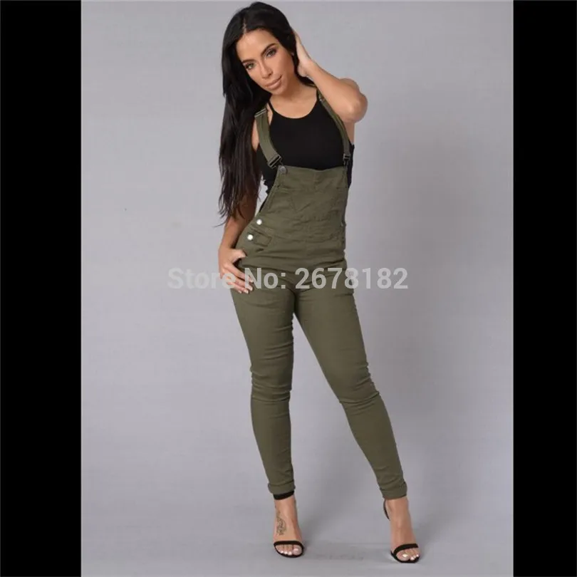 Новые джинсовые комбинезоны женские модные с высокой талией однотонные