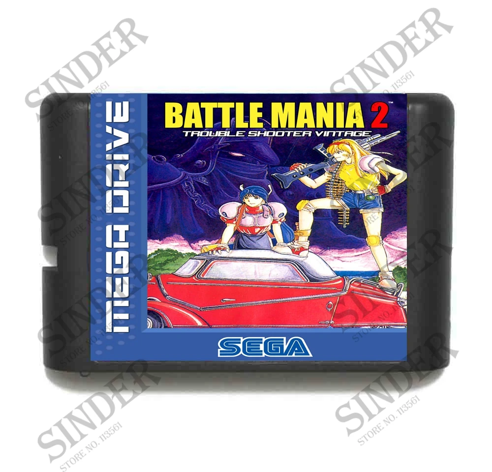 Боевая Мания-дай Джин Джой II ( Battle Mania 2 )16 бит MD игровая карта для Sega Mega Drive For Genesis |