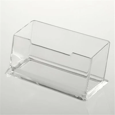 

Clear Acrylic Plastic Desktop Business Card Holders Display Stands