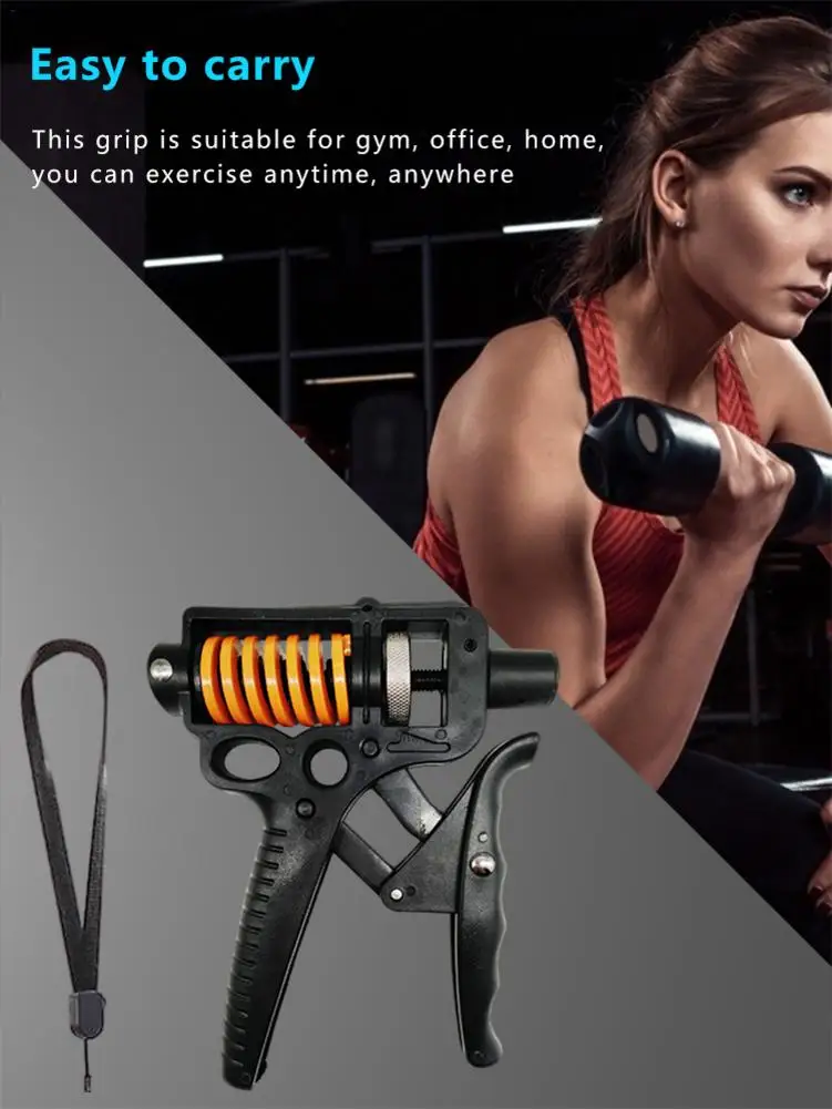 

10-50 кг фитнес-ручной захват Регулируемый тяжелый захват металлический силовой тренировочный пружинный Эспандер для пальцев для фитнеса ак...