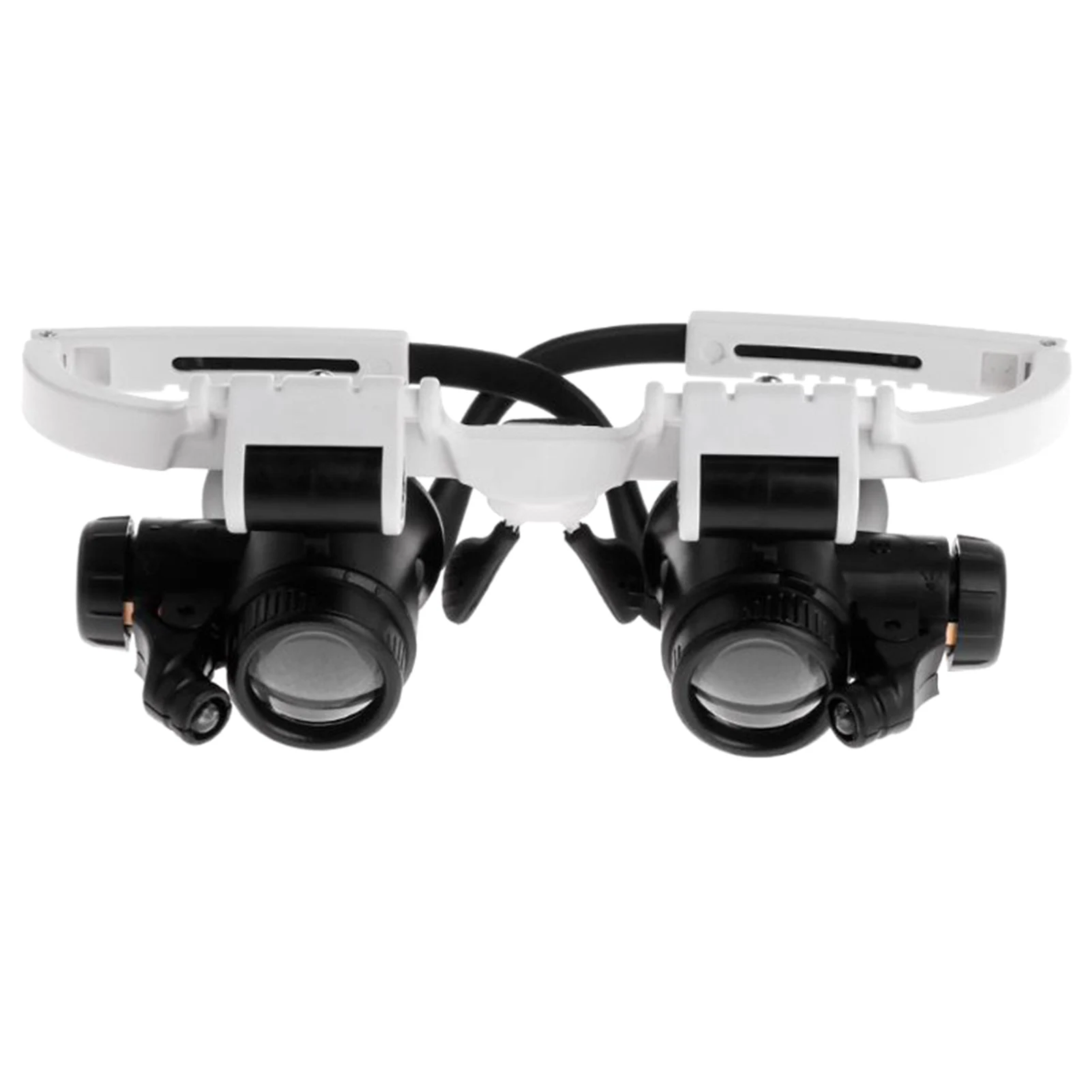 

New Adjustable Wearing Magnifying Glass with LED Light 8x 15x 23x High Magnification Magnifier for Repairing Processing USJ99