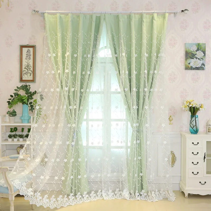 Заводская ткань с вышивкой молочной марли для студии салона красоты гостиной