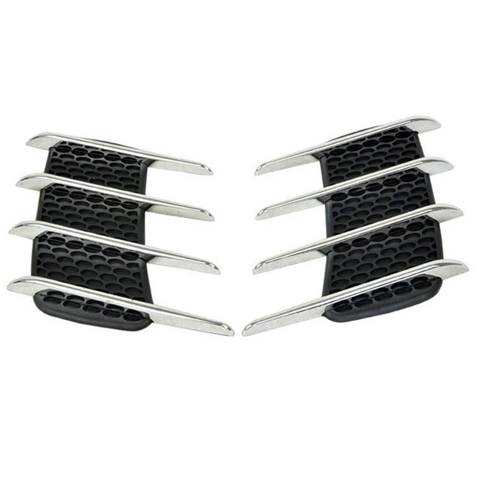 

Car Side Exterior Decorative Shark Gills Intake Vent Car Decal Sticker For Benz Audi Ford VW Auto Styling Accessorie 2Pcs
