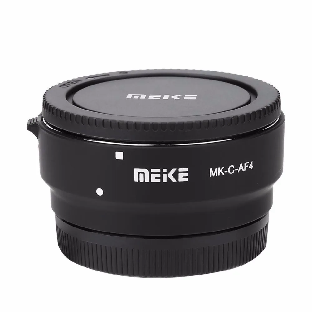 

Meike электронное кольцо-адаптер с автоматической фокусировкой для камеры DSLR EF MK-C-AF4 lens to M EF-S mount