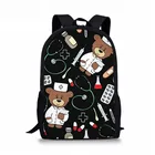 Рюкзак с мультипликационным медведем для девочек-подростков