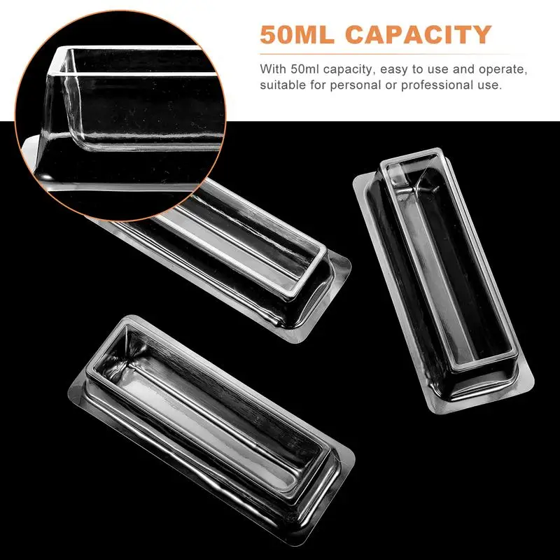 

20Pcs Sterilized Sample Adding Slots Plastic Liquid Reagent Boxes Loading Slots