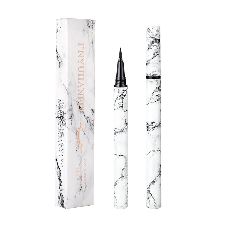 Черный карандаш для подводки глаз водостойкий стойкий натуральный макияж