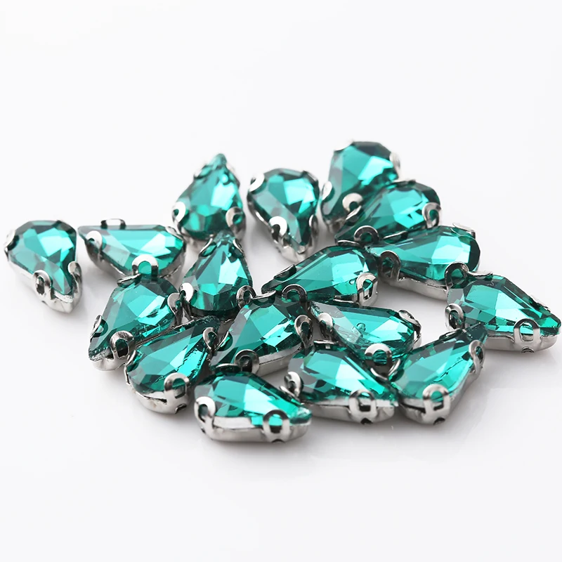 RESEN акция смешанных цветов 6x10 мм 50 шт./лот кристаллические каплевидные стразы для