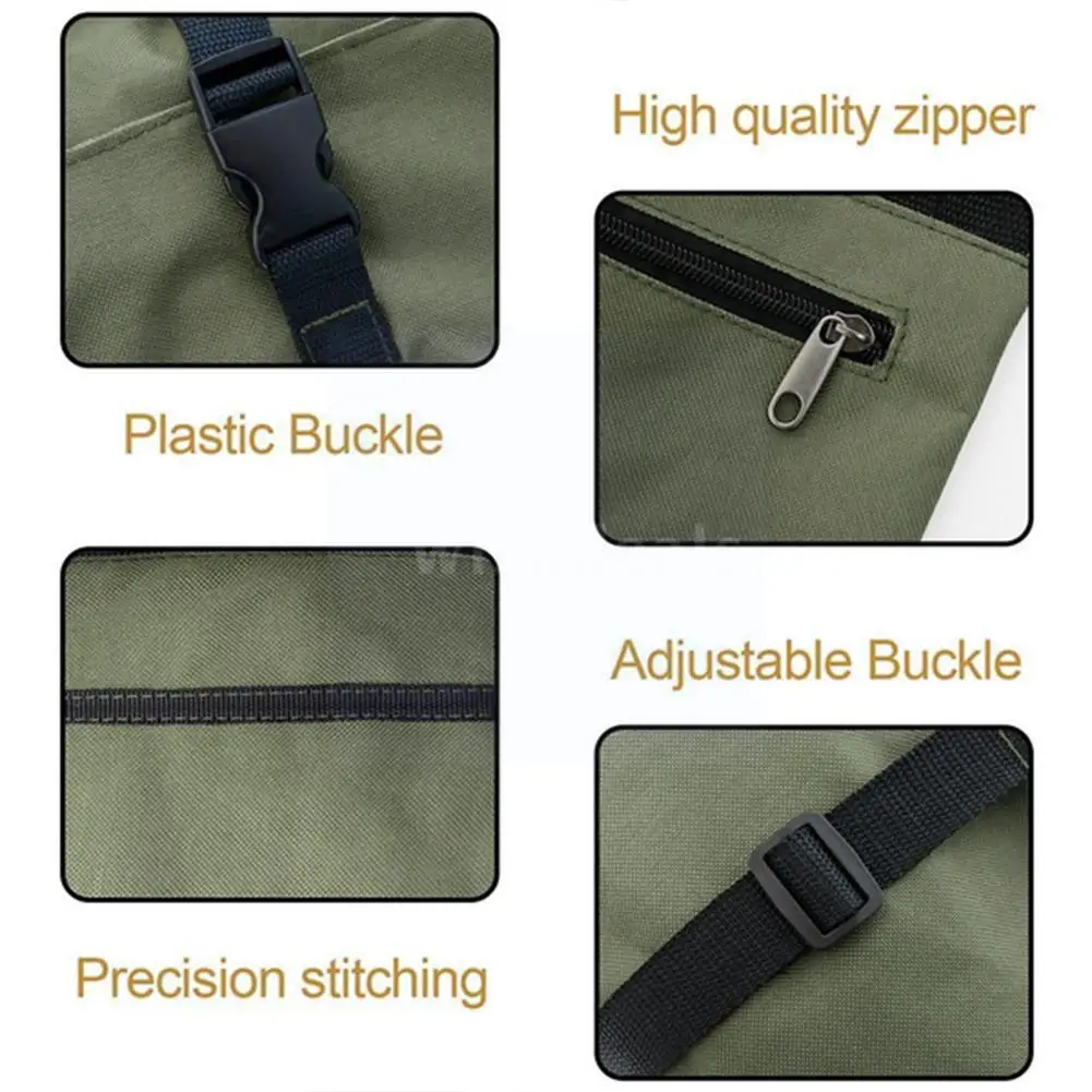 

Tool Hanging Bag Durable Thick Canvas Tool Pouch for Electrical Tool Storage Portable Instrument Tote Bag Hardware Car X0N5