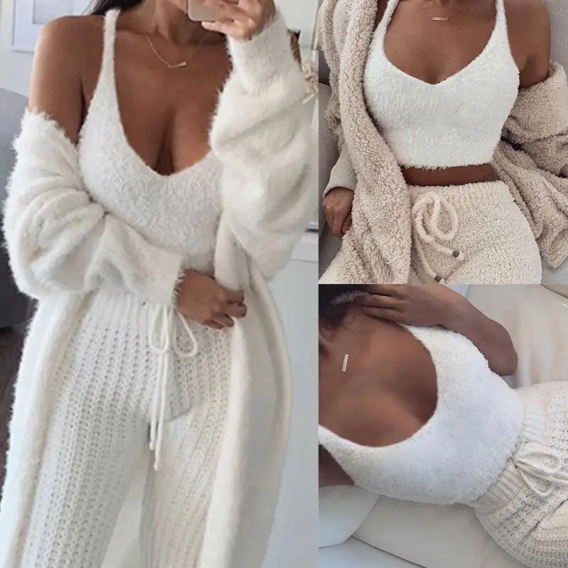 Женский короткий жилет без рукавов с V образным вырезом|Топы| |