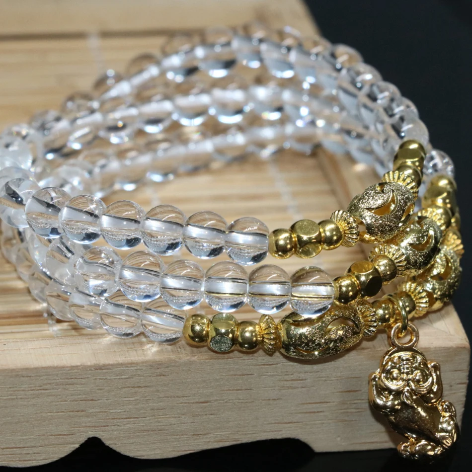 10 style multicolor electroplate crystal multilayer bracelets bangle for 6mm round beads fashion women pendant diy jewelry B2244 | Украшения