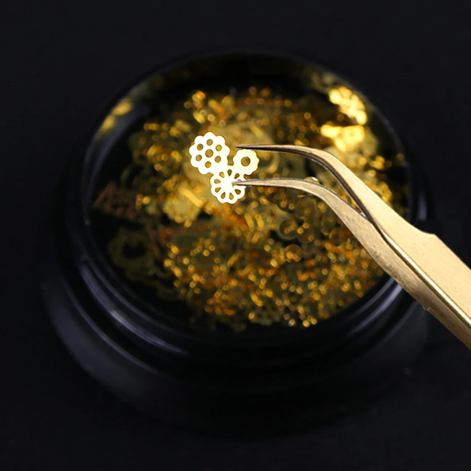 1ps Stainless Steel Tweezers Gold Multi Function Makeup Tools Accessories Extention False Eye Lash Blackhead Remover LA774-1 | Красота и