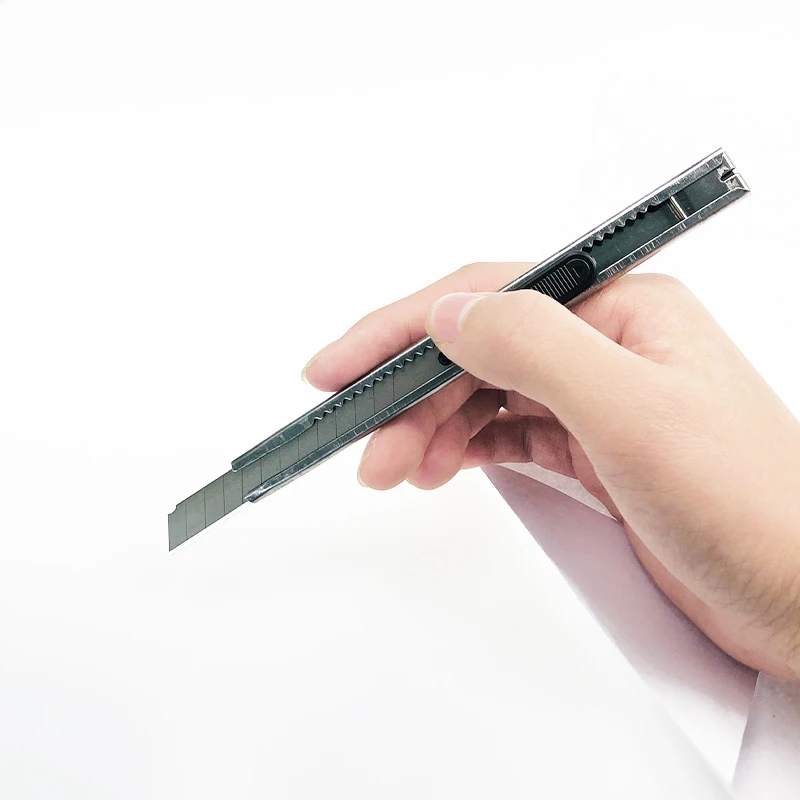 Канцелярский нож из нержавеющей стали для письма бумажный инструмент офисный