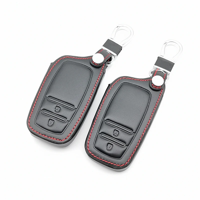 Чехол из натуральной кожи с дистанционным управлением Автомобильный ключ для
