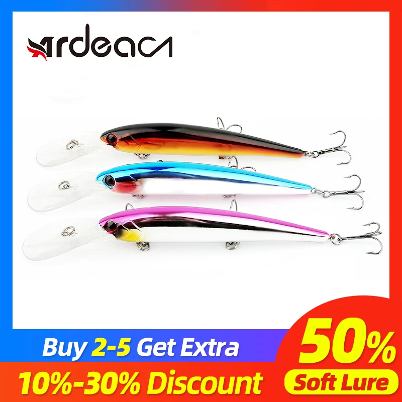 

ARDEA Fishing Lure Minnow Floating lure 110mm 10g wobbler lure ISCA Artificial Hard Bait lure Sea Perch lure Crankbait lure