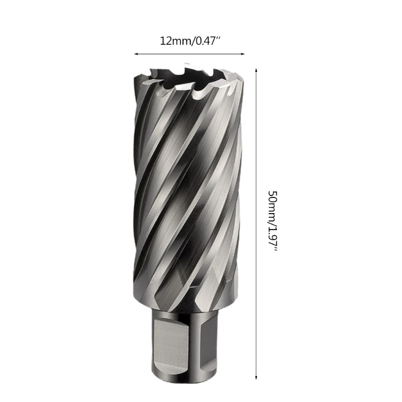 

Wear-resistant High-quality Selection 50mm Depth Steel Drill Bit High-speed Steel Straight Shank Spiral Chip Flute