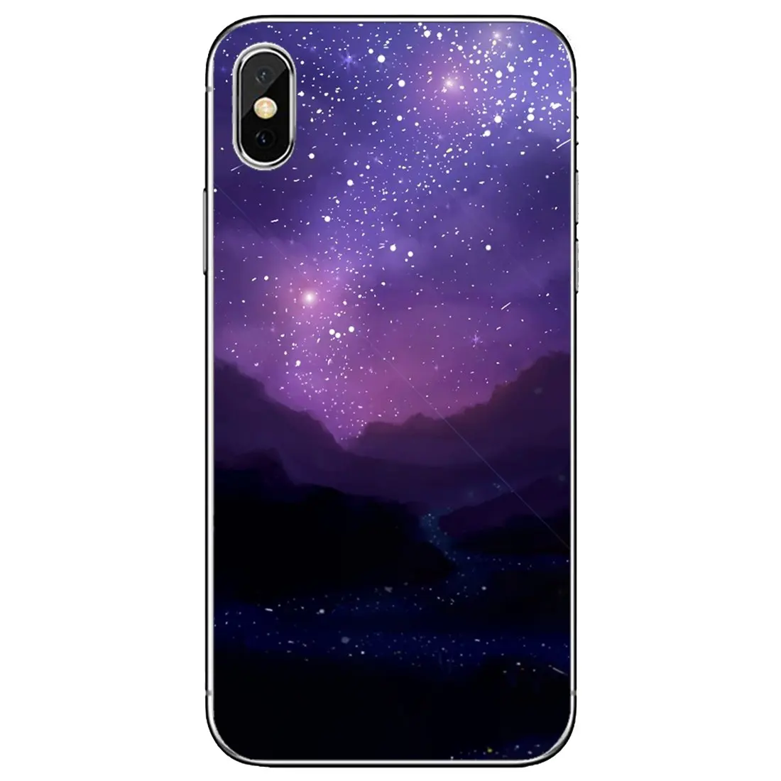 Мягкий кожаный чехол фиолетовый-Космическая Звезда-обои для Huawei Nova 2 2i 3 3i Y3 Y5 Y6 Y7 Y9