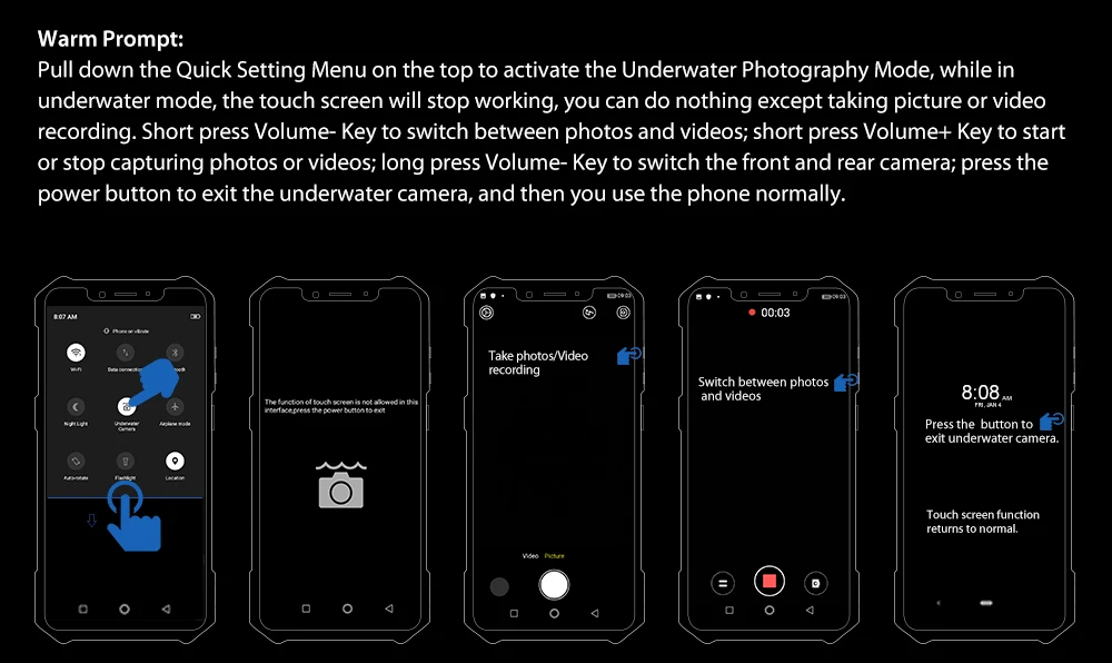 Ulefone Armor 6S прочные мобильные телефоны 6," Helio P70 6G+ 128G 16MP+ 8MP Face ID NFC Беспроводная зарядка Android 9,0 смартфон