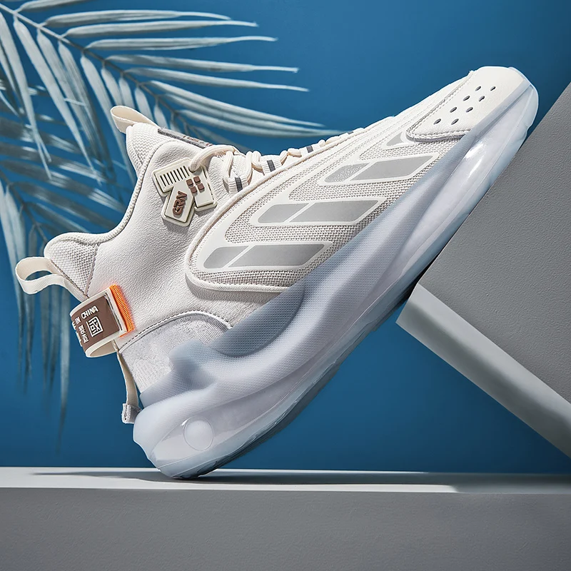 

Spring All-match Men Free Running Shoes For Men Outdoor Fashion Walking Sport Shoes High-top Athietic Breathable Chunky Sneakers