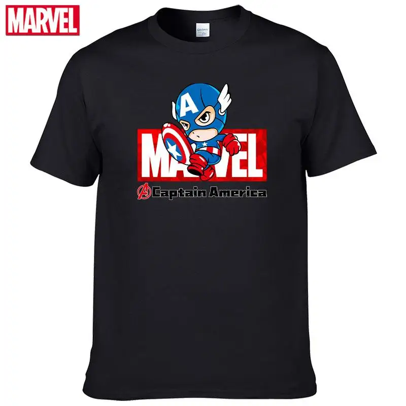 Футболка мужская с принтом мстители Стив Роджерс Капитан Америка | Мужская