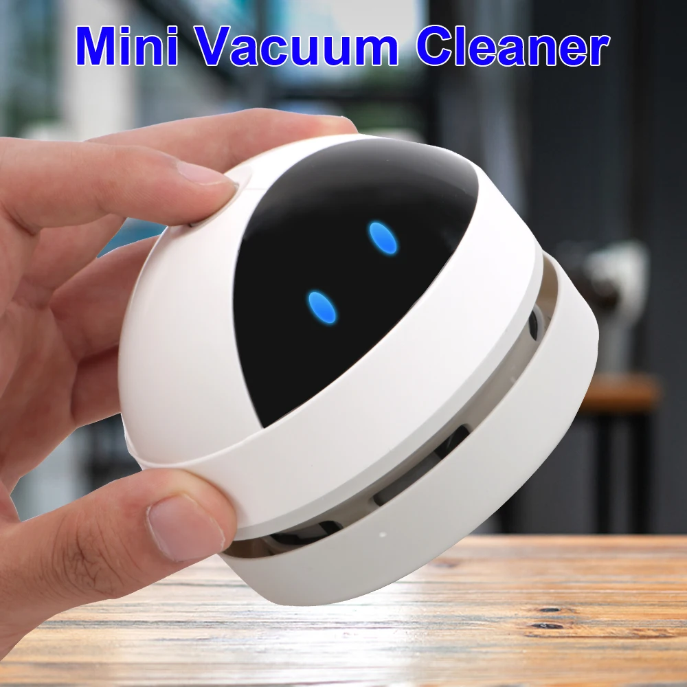 

Desk Dust Vacuum Desktop Cleaner Table Sweeper Mini Vacuum Cleaner With Clean Brush For Home Office