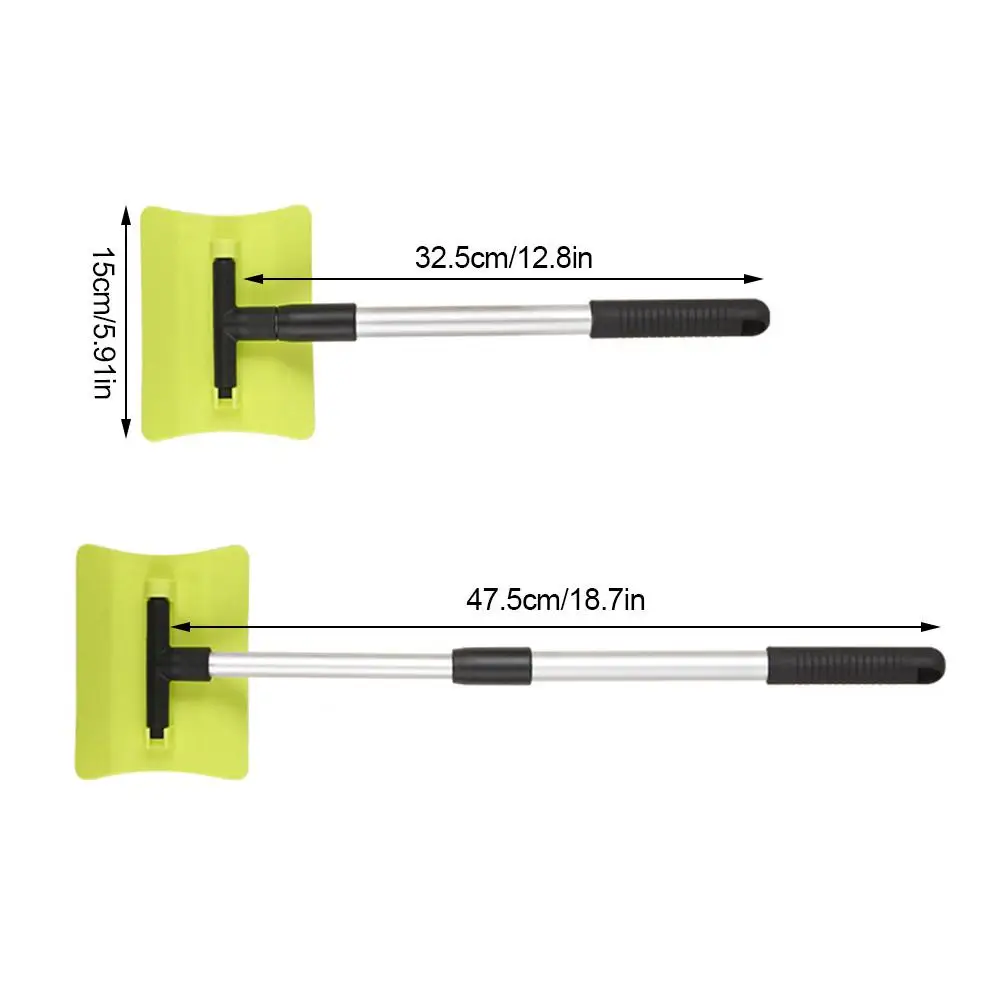 

New Winter Car Telescopic Snow Scraper Deicing Snow Removal And Defrost Aluminum Handle Snow Scraper Snow Remover Brush