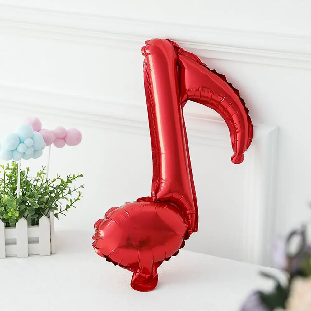 

5pcs Music Note Foil Balloons Aluminum Mylar Balloons Air Globos Wedding Birthday Party Decorations Musical Event Supplies