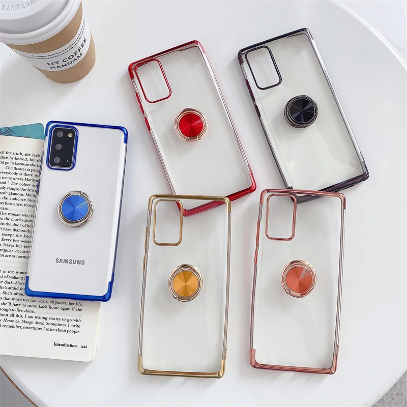 

Invisible Kickstand For Huawei Honor 20 Pro phone case Enjoy 6 7 Y 9 Pirme 2019 TPU Transparent silicone Shockproof