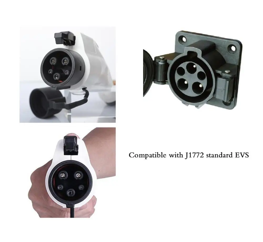 YKS ESNES j1772 evse электрическое автомобильное зарядное устройство левер2 6A 8A 10A 12A 16A ev