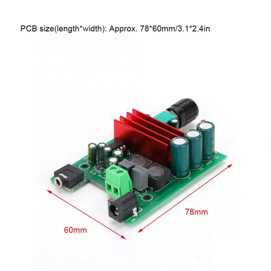 TPA3116 D2 8 25VDC 100W Mono Power сабвуфер цифровой усилитель плата модуля с NE5532 OPAMP моно